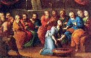 Mota, Jose de la Christ Washing the Feet of the Disciples France oil painting artist